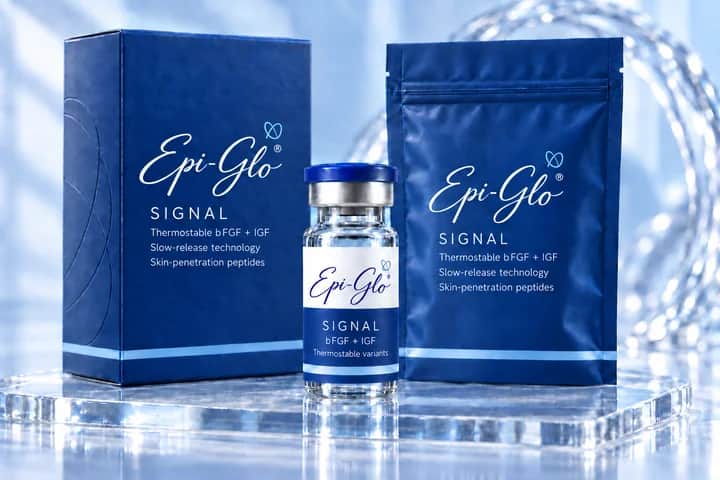 Epi-Glo SIGNAL packaging concept